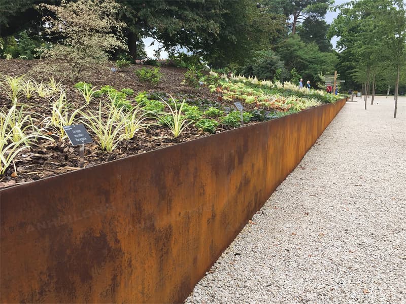 rusted landscape edging For City Gardens Landscape